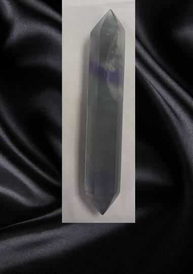  Indigo and Green Double Terminated Fluorite Point IFW13